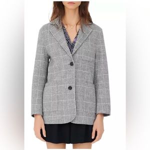 Maje
Garionette Plaid Wool Blend Coat T38